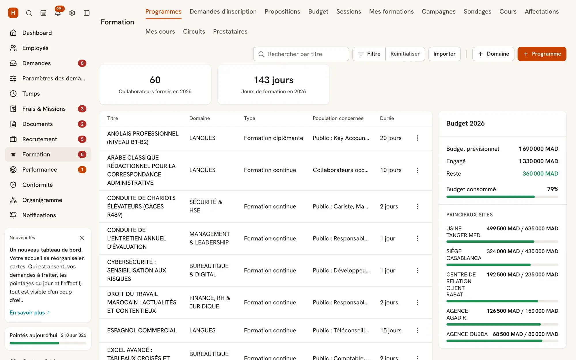 Entretiens et formation dans SmartHR
